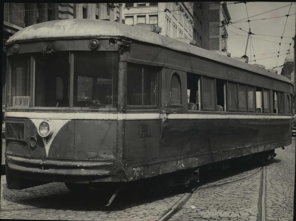 This photo of an empty Milwaukee Rapid Transit & Speedrail car was taken in March 1951, three months before Milwaukee's remaining rapid transit lines were shut down for good.