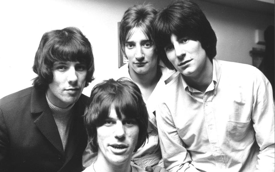 Jeff Beck Group, 1967: Aynsley Dunbar, Jeff Beck, Rod Stewart and Ron Wood - Chris Walter