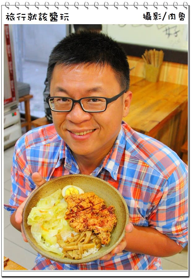 ▲饌食酒槽排骨飯，肉魯大力推薦，至今我還對那酒槽排骨念念不忘。