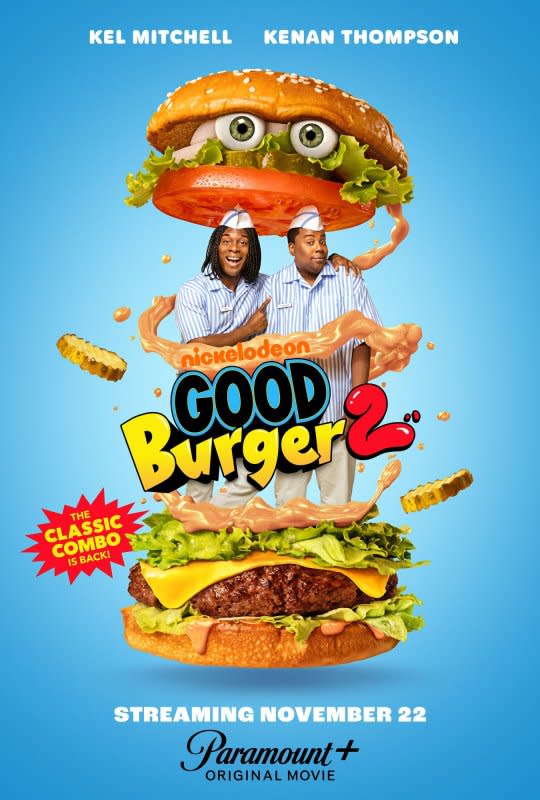 "Good Burger 2," a sequel to the '90s film starring Kenan Thompson and Kel Mitchell, is coming to Paramount+. Photo courtesy of Paramount+