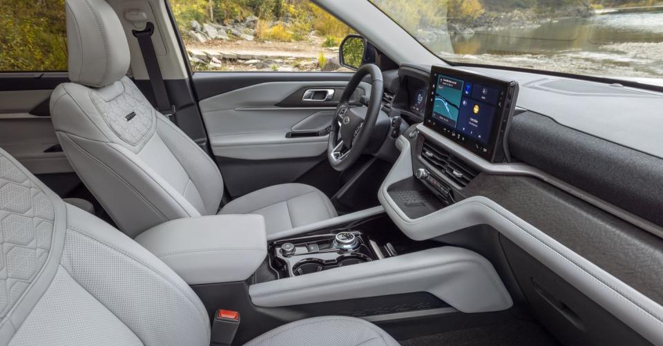 2025 ford explorer gray interior