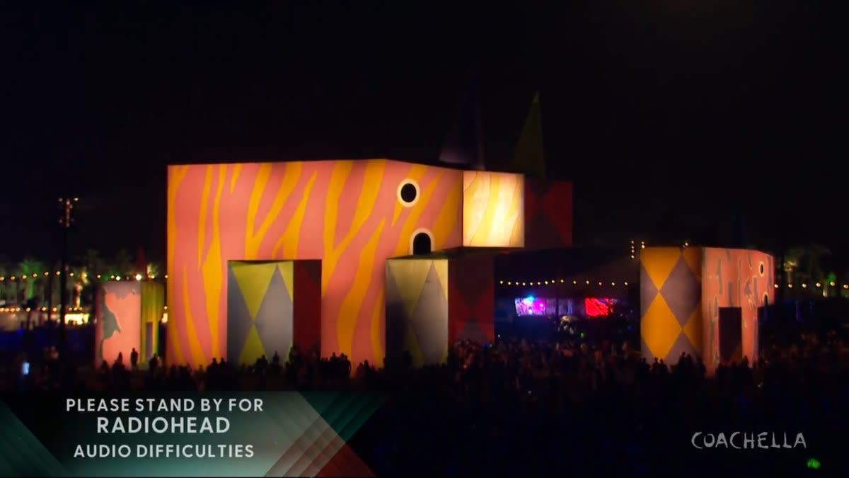 Empty stage at Coachella. 