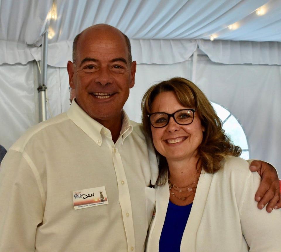 Kathy Barbee, founder of Christy’s Corner Café in Elmore, and her husband Dan at the Doing Good GALA live auction fundraiser at Catawba Island Club.