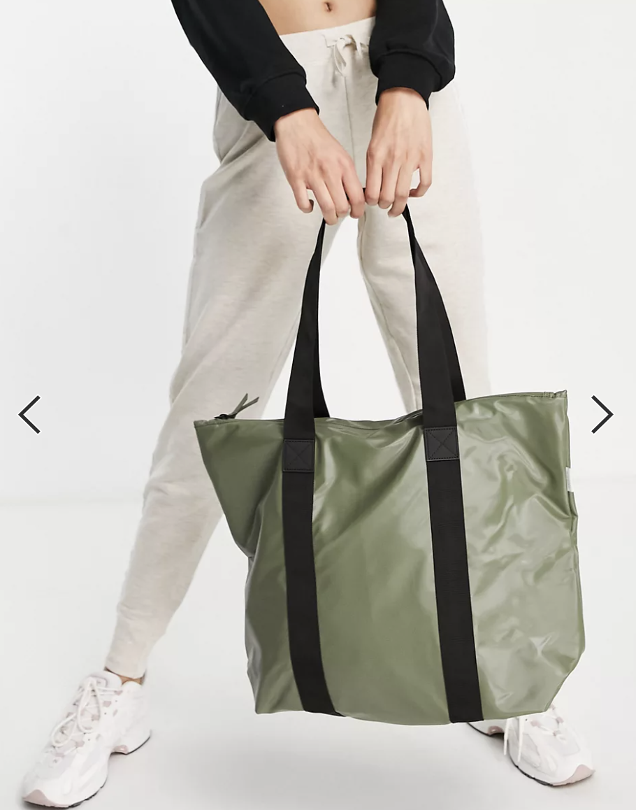 PHOTO: ASOS. Rains 1225 rush waterproof tote bag