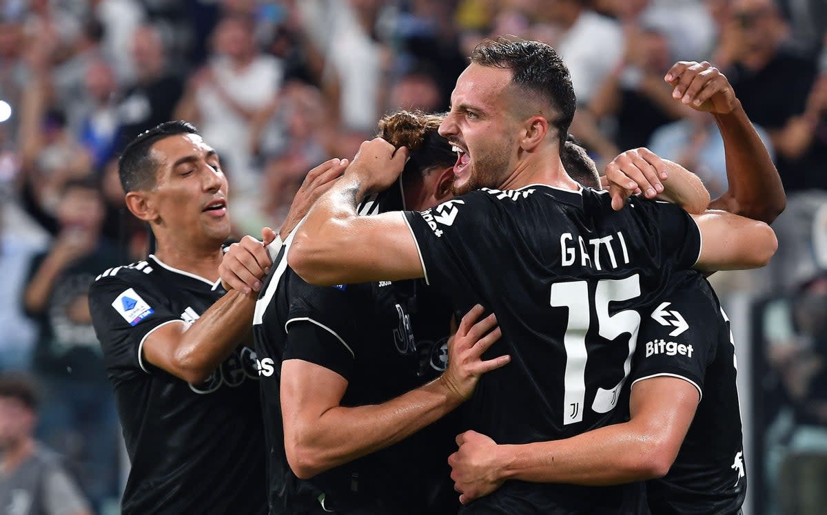 Juventus will look to spring an upset against PSG in Paris  (EPA)