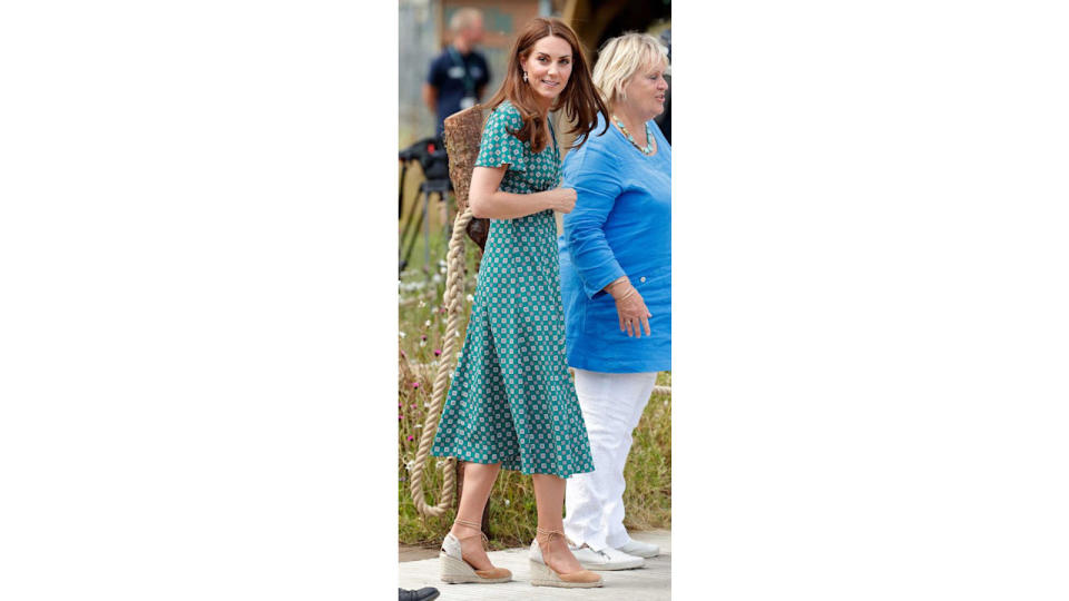 Princess Kate visits the RHS Hampton Court Palace Garden Festival in 2019