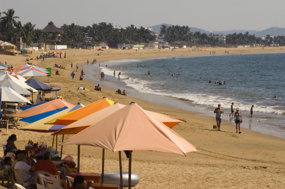 The attack happened on Melaque Beach in Mexico (Alamy Stock Photo)