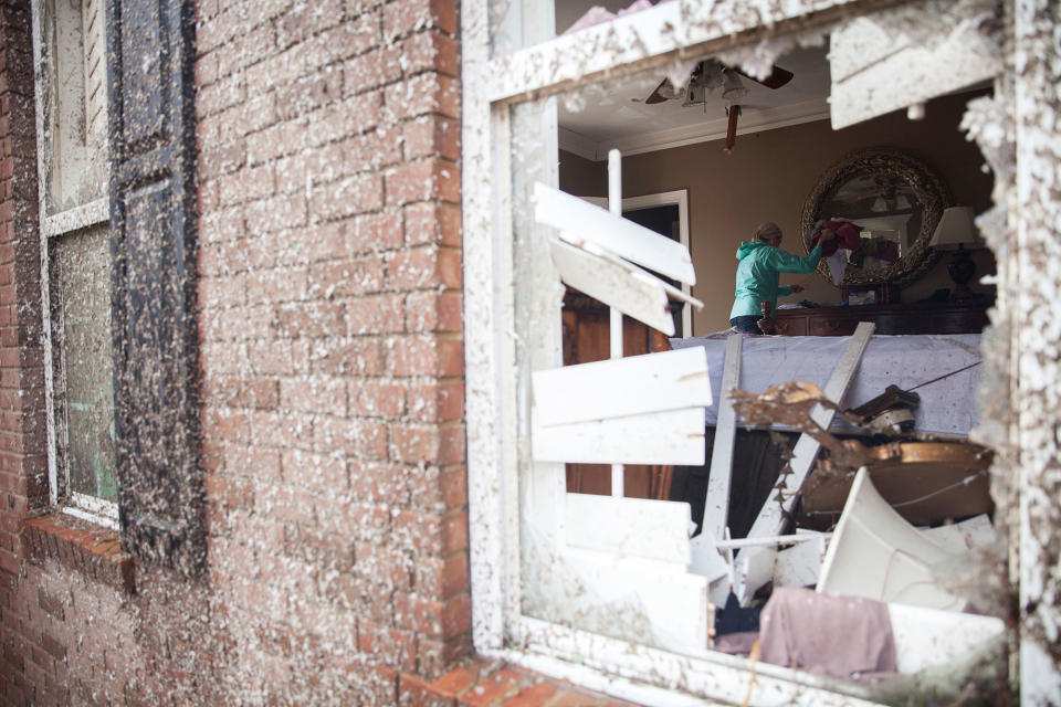 Severe storms hit the South