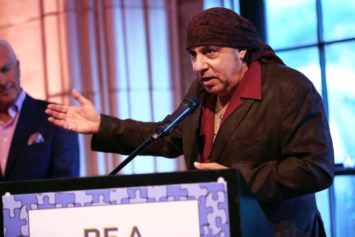 Steven Van Zandt speaks in 2018 (Getty Images for Ronald McDonald)