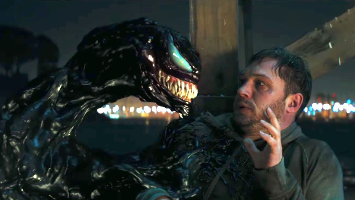 Ruben Fleischer helmed 'Venom' as an unlikely buddy comedy, with Tom Hardy in a dual role. (Sony Pictures)
