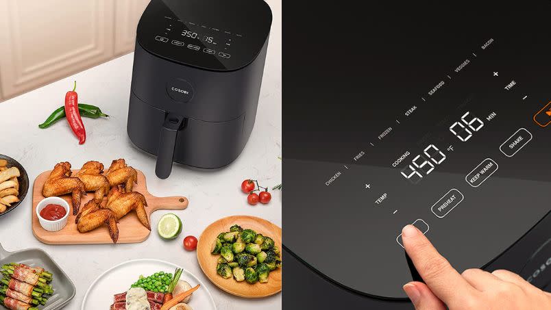 Amazon. This top-rated COSORI compact air fryer has so many rave reviews.