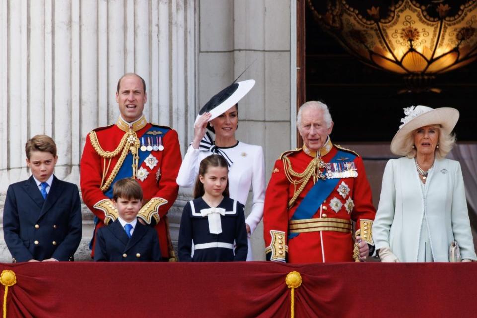 William was joined by his wife and their children at King Charles’ Trooping the Colour ceremony on Saturday. TOLGA AKMEN/EPA-EFE/Shutterstock