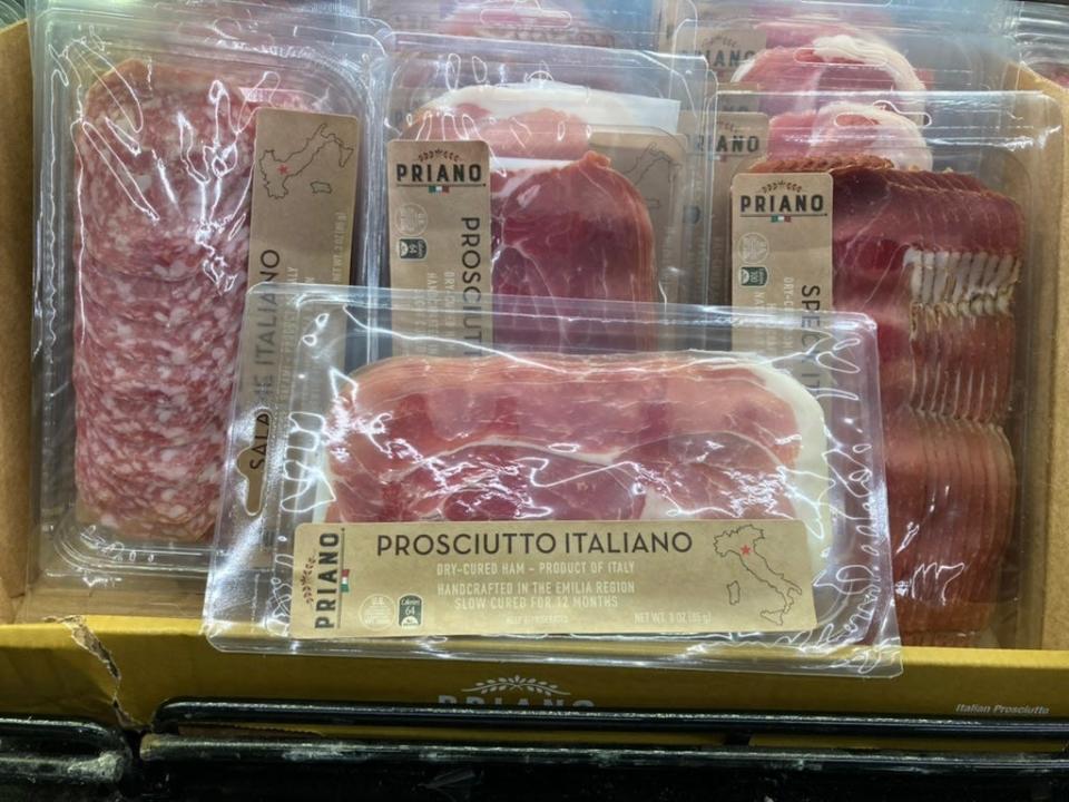 cured meat at aldi grocery store