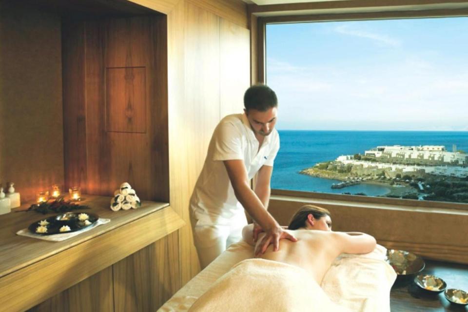 Six Senses spa with seaside view (Porto Elounda)