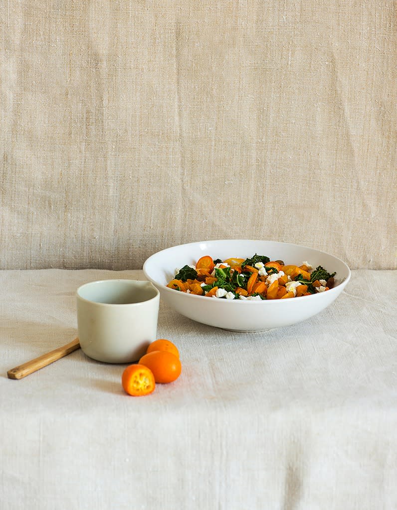 Salade de butternut et chou vert