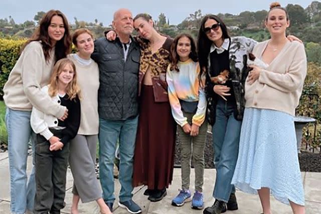 Emma Heming Willis/Instagram Bruce Willis with his family