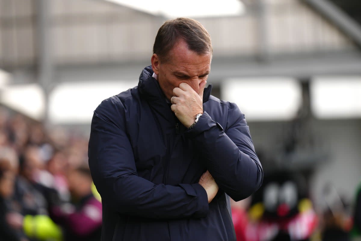 Leicester have parted company with Brendan Rodgers (John Walton/PA) (PA Wire)