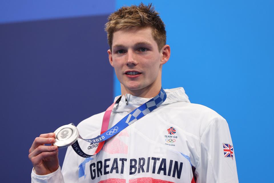 Duncan Scott tied a 93-year old British swimming record, but still rued the colour of his latest medal (Picture: Reuters)