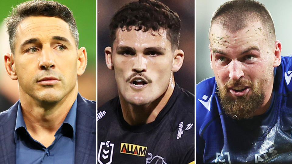 Billy Slater, Nathan Cleary and Clint Gutherson.
