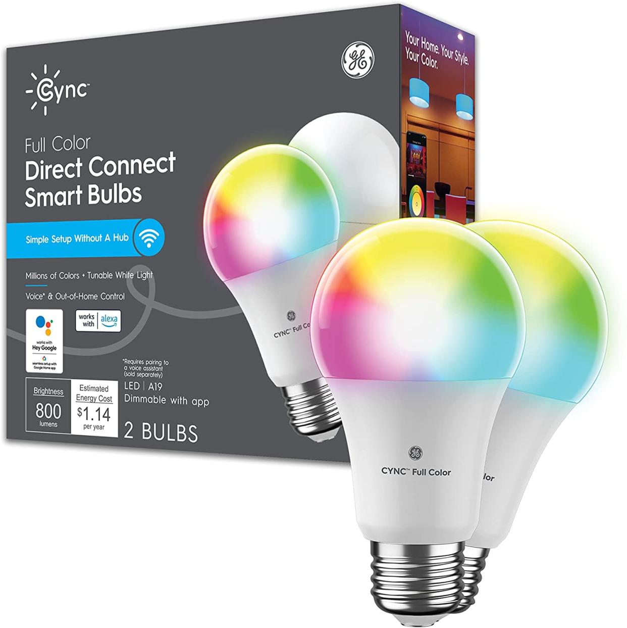 These smart light bulbs help you set any mood instantly.