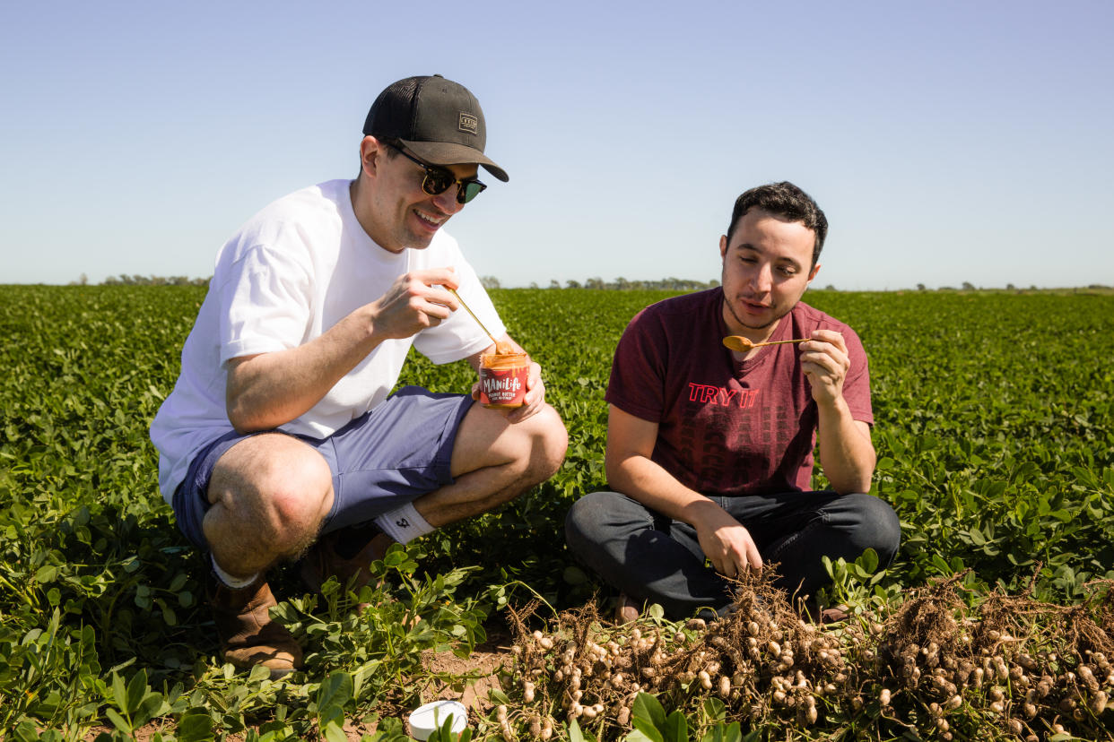 Manilife founder Stu Macdonald, left, still sources from the same Argentinian farm.