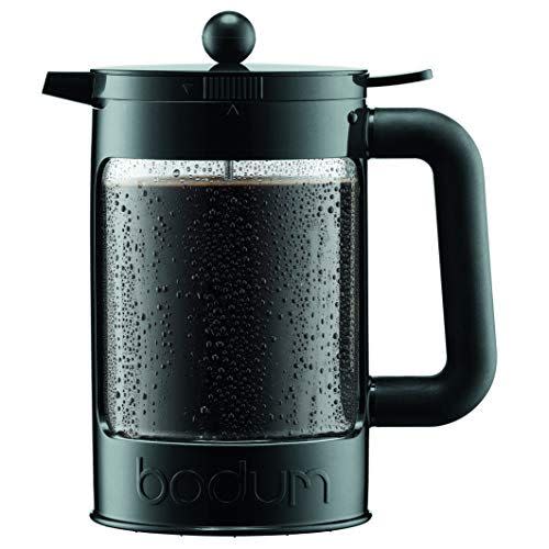 4) Bodum K11683-01WM Bean Cold Brew Coffee Maker, 51 Oz, Jet Black