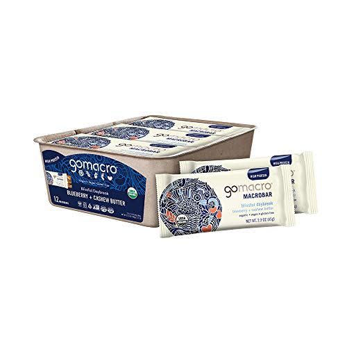 GoMacro Macrobar Organic Vegan Protein Bars