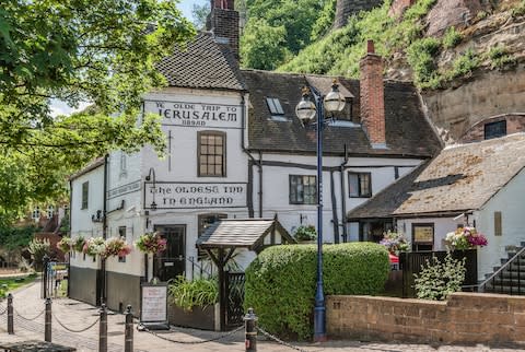 One of Nottingham's three claimants to the title of England's oldest inn - Credit: Getty