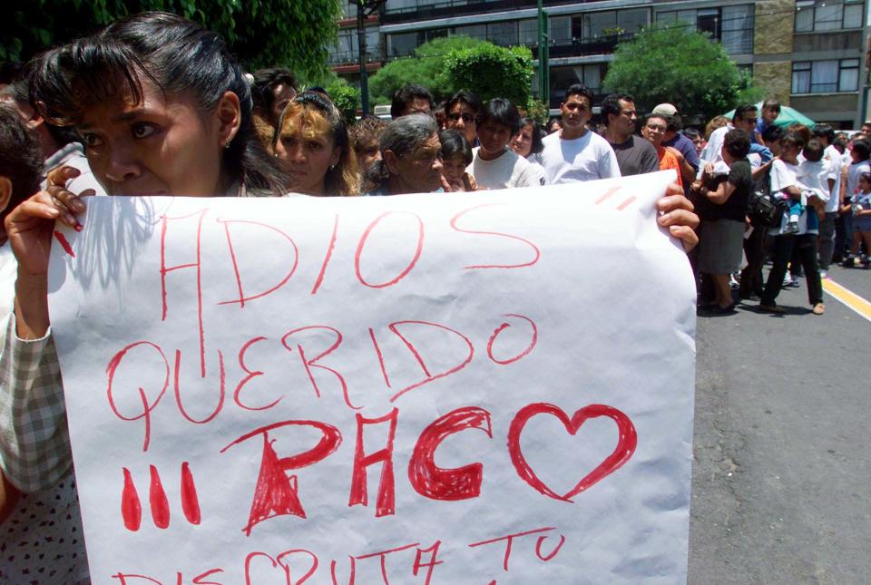 Despedida multitudinaria a Paco Stanley en Ciudad de México. (Reuters)