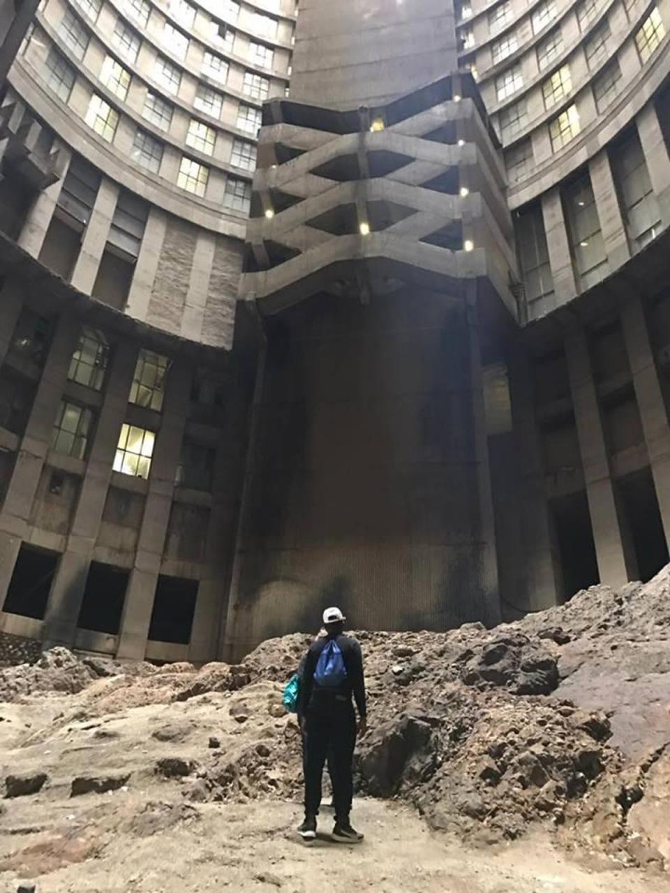 Tours take you to the bottom of the tower, sculpted from the rock (Debi Beaumont)