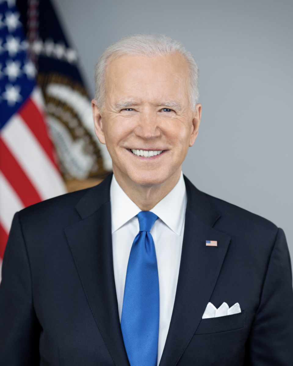 Joe Biden smiling