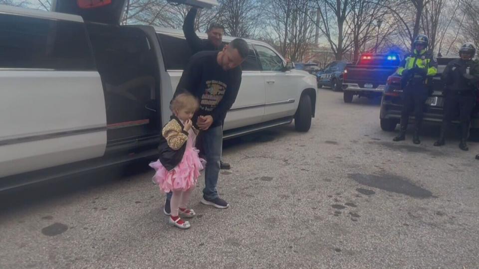 5-year-old R.I. girl gets escorted to final chemo appointment by first responders