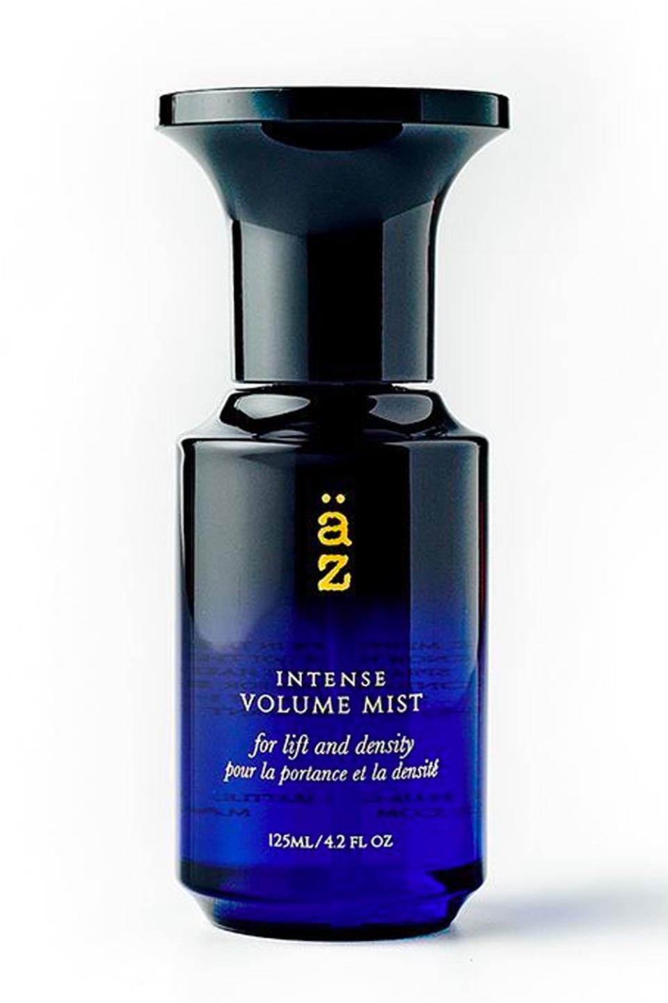 <p><a href="https://www.azhaircare.com/125ml-intense-volume-mist" rel="nofollow noopener" target="_blank" data-ylk="slk:Shop Now;elm:context_link;itc:0;sec:content-canvas" class="link ">Shop Now</a></p><p>Intense Volume Mist</p><p>$47.00</p><p>azhaircare.com</p><span class="copyright">Courtesy Image</span>