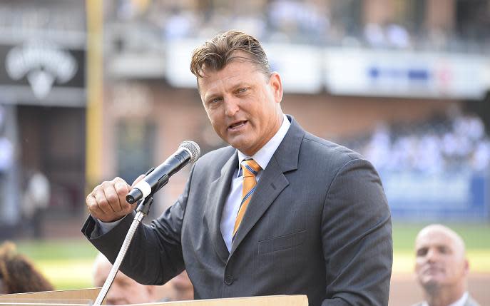 Trevor Hoffman's Hall of Fame speech will have to wait at least one more year. (Getty Images)