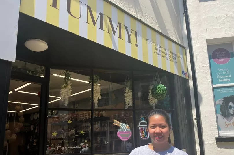 Lyka Rowlands, owner of Yummy! oriental food store in Seaton -Credit:Mary Stenson/DevonLive
