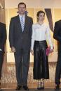 <p>You read that correctly. Queen Letizia of Spain has worn pants —leather pants, to be specific — for public appearances. She’s never been afraid to be a little — okay, a lot — fashion-forward. And though we’re not positive exactly what hidden message she’s sending, any woman who can rock leather pants like she does deserves a crown, in our humble opinions. </p>