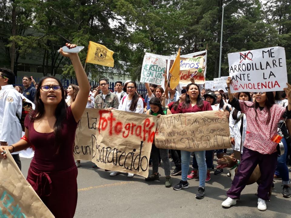 FOTOS | La megamarcha contra la violencia en la UNAM