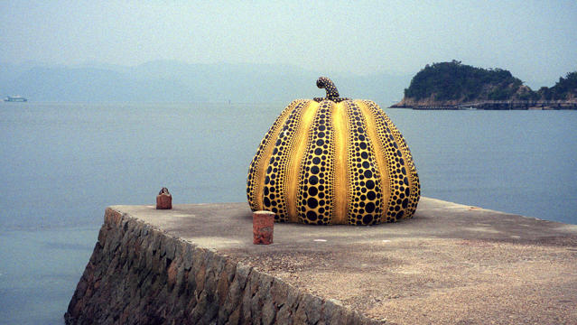Where to see Yayoi Kusama's pumpkin sculptures in Japan