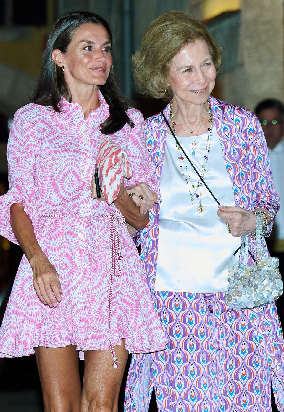 Crown Princess Leonor of Spain, Queen Letizia of Spain, Queen Sofia, Princess Sofia of Spain