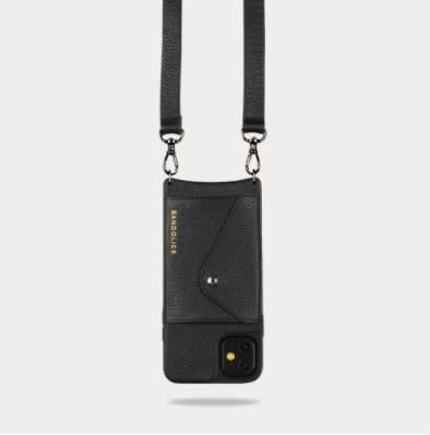 Prada Re-Nylon Black Lanyard Smartphone Holder Case Pouch Bag