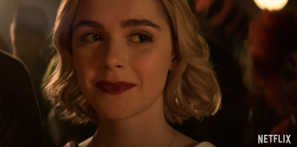 closeup of Sabrina smiling