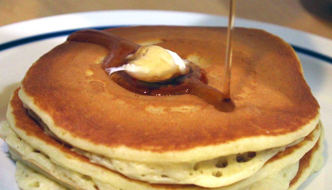 Pancakes are an awesome breakfast food.