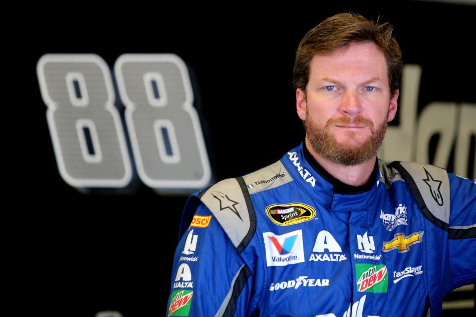 Dale Earnhardt Jr. is currently 12th in the standings (Getty). 