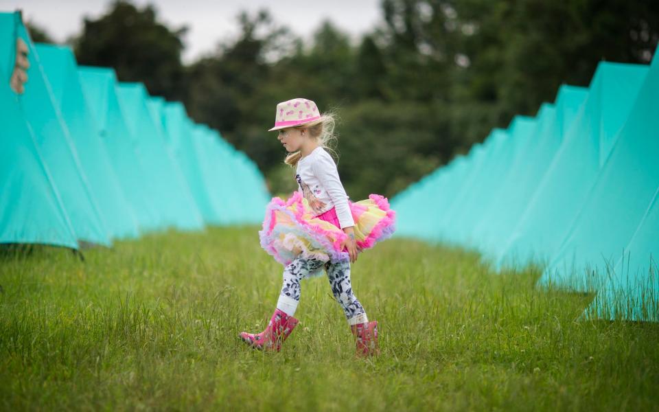 All dressed up with a festival to go to - Credit: Warren Allot/Warren Allot