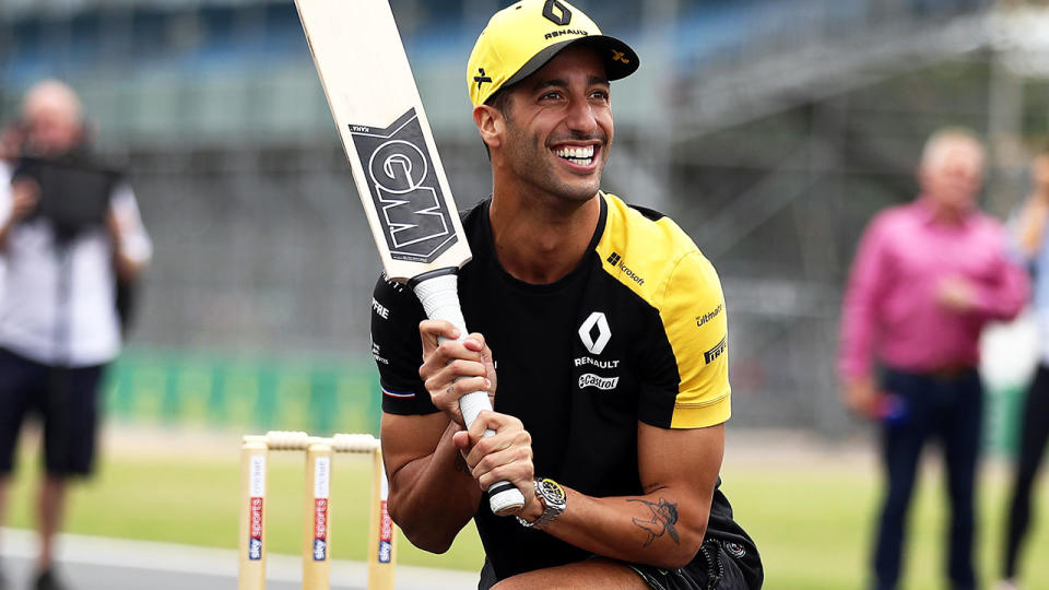 Daniel Ricciardo, pictured at Silverstone, is determined to improve on Renault's recent performances.