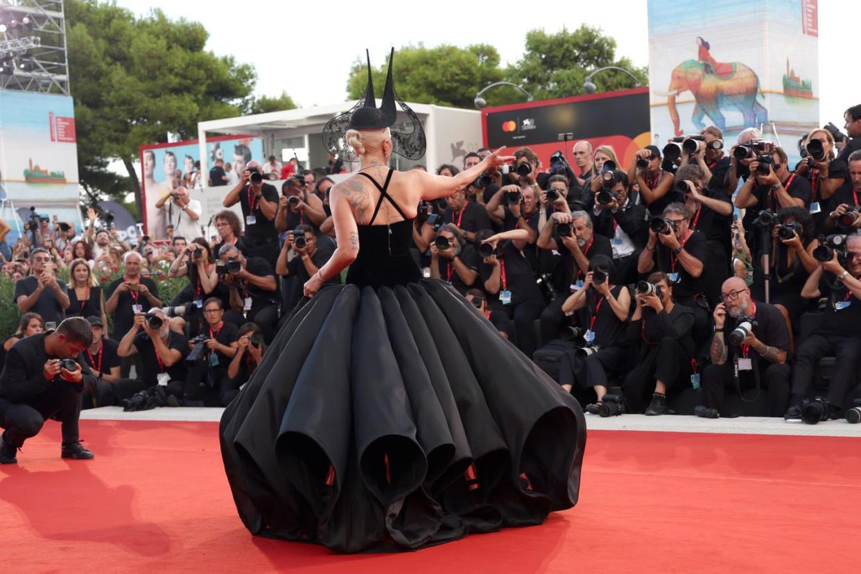 lady gaga at the venice film festival premiere