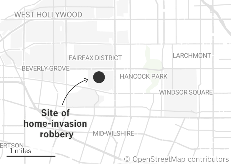 Map of home-invasion robbery