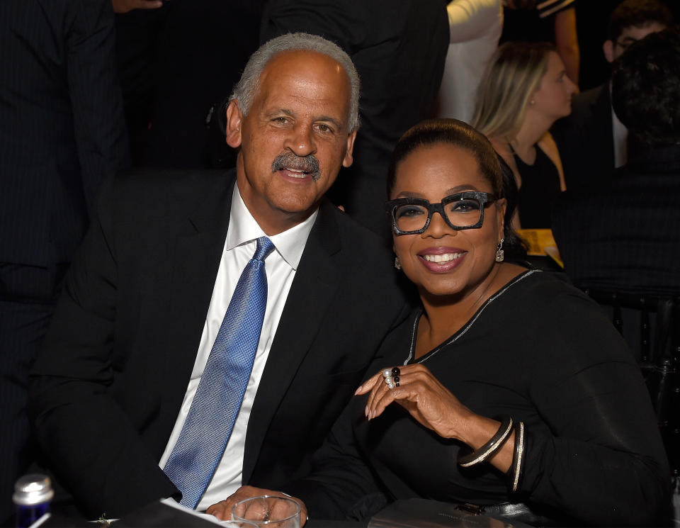 NEW YORK, NY - MAY 14:  Stedman Graham and Oprah Winfrey attend The Robin Hood Foundation's 2018 benefit at Jacob Javitz Center on May 14, 2018 in New York City.  (Photo by Kevin Mazur/Getty Images for Robin Hood)