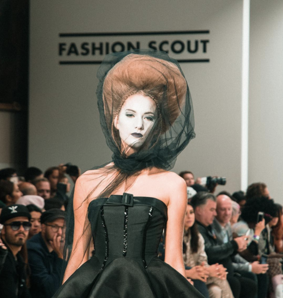 <p>Halloween came early at John Herrera…<em> [Photo: Fashion Scout/ Instagram]</em> </p>