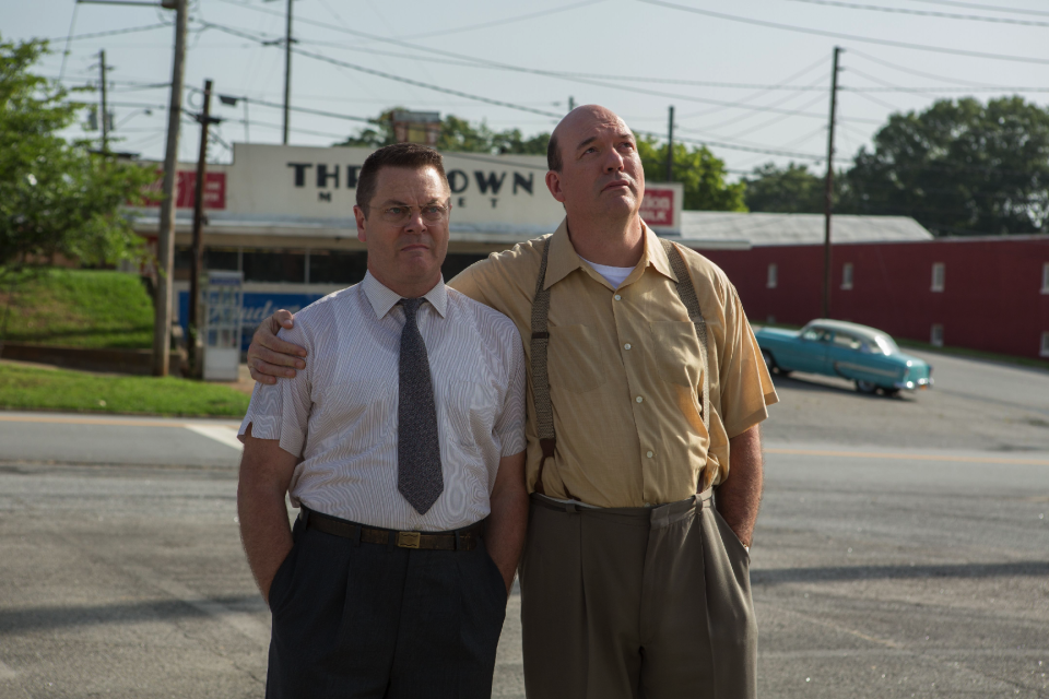 Mac McDonald (John Carroll Lynch) and Dick McDonald (Nick Offerman) in 